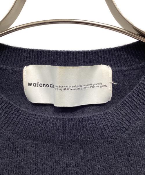 walenode（ウェルノード）walenode (ウェルノード) クルーネックニット ネイビー サイズ:Sの古着・服飾アイテム