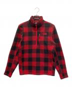 THE NORTH FACEザ ノース フェイス）の古着「フリースジャケット」｜レッド×ブラック
