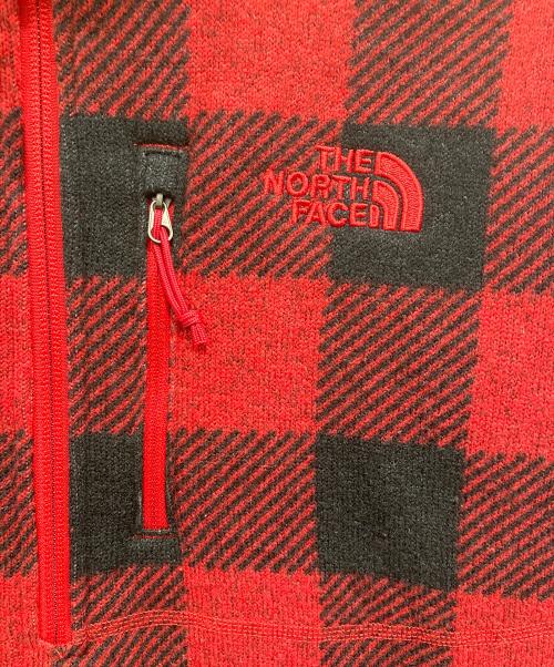 THE NORTH FACE（ザ ノース フェイス）THE NORTH FACE (ザ ノース フェイス) フリースジャケット レッド×ブラック サイズ:Sの古着・服飾アイテム