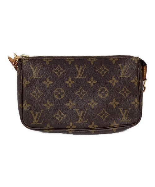 LOUIS VUITTON（ルイ ヴィトン）LOUIS VUITTON (ルイ ヴィトン) ポシェット・アクセソワール ショルダーポーチ ブラウンの古着・服飾アイテム