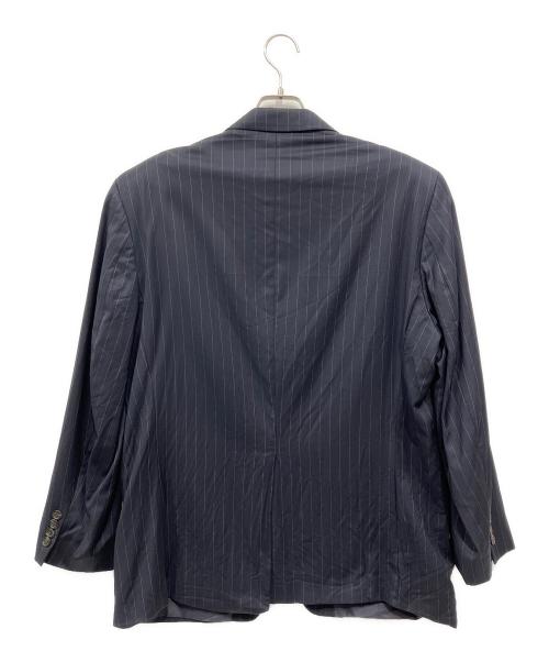 LAUREN RALPH LAUREN（ローレンラルフローレン）LAUREN RALPH LAUREN (ローレンラルフローレン) ストライプテーラードジャケット ネイビー サイズ:Mの古着・服飾アイテム