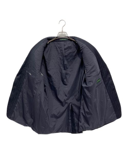LAUREN RALPH LAUREN（ローレンラルフローレン）LAUREN RALPH LAUREN (ローレンラルフローレン) ストライプテーラードジャケット ネイビー サイズ:Mの古着・服飾アイテム