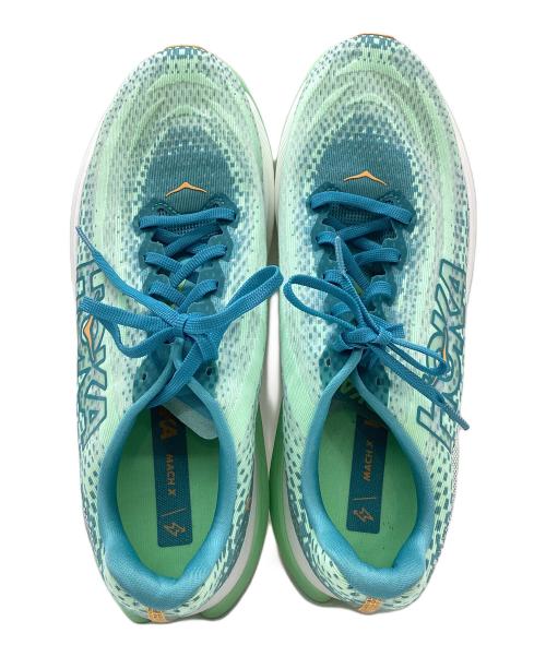 HOKAONEONE（ホカオネオネ）HOKAONEONE (ホカオネオネ) MACH X グリーン×ホワイト サイズ:28.5cmの古着・服飾アイテム