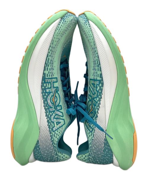 HOKAONEONE（ホカオネオネ）HOKAONEONE (ホカオネオネ) MACH X グリーン×ホワイト サイズ:28.5cmの古着・服飾アイテム