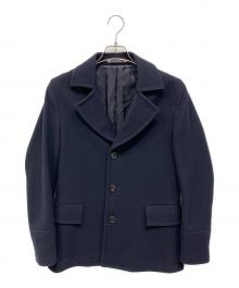 PAUL SMITH（ポールスミス）の古着「シングルPコート」｜ネイビー