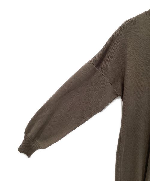 RIM.ARK（リムアーク）RIM.ARK (リムアーク) I line knit dress ブラウン サイズ:Mの古着・服飾アイテム