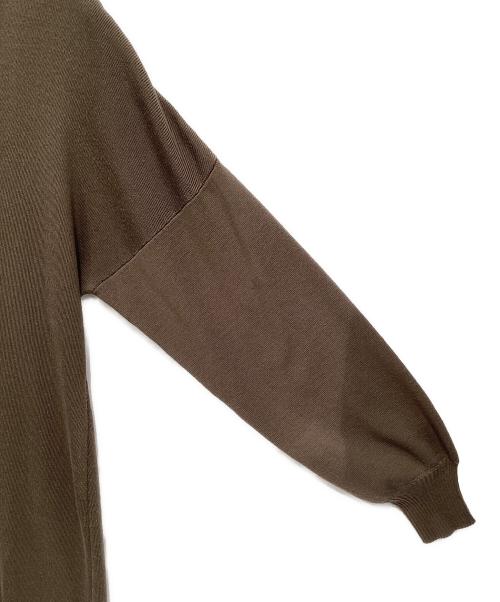 RIM.ARK（リムアーク）RIM.ARK (リムアーク) I line knit dress ブラウン サイズ:Mの古着・服飾アイテム