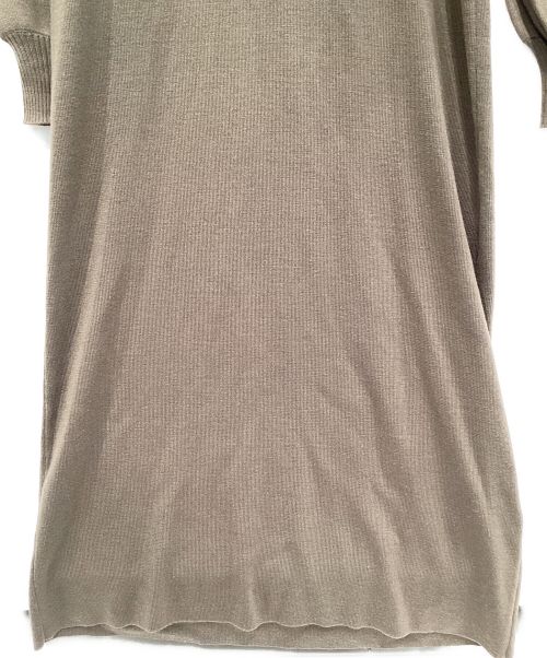 RIM.ARK（リムアーク）RIM.ARK (リムアーク) I line knit dress ブラウン サイズ:Mの古着・服飾アイテム