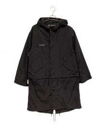 GU（ジーユー）の古着「2wayオーバーサイズモッズコート」｜ブラック