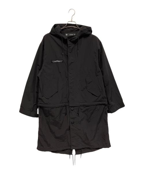 GU（ジーユー）GU (ジーユー) 2wayオーバーサイズモッズコート ブラック サイズ:M 未使用品の古着・服飾アイテム