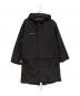 GU（ジーユー）の古着「2wayオーバーサイズモッズコート」｜ブラック