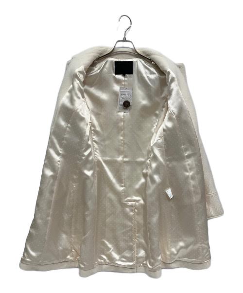 UNTITLED（アンタイトル）UNTITLED (アンタイトル) アンゴラ混コート アイボリー サイズ:4の古着・服飾アイテム