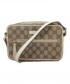 GUCCIグッチ）の古着「ミニショルダーバッグ GGスプリーム」｜ベージュ