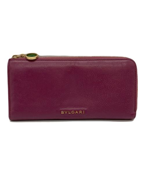 BVLGARI（ブルガリ）BVLGARI (ブルガリ) 長財布 パープルの古着・服飾アイテム