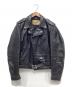 Schott（ショット）の古着「618ダブルライダースジャケット」｜ブラック