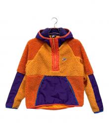 NIKE（ナイキ）の古着「フリースジャケット」｜オレンジ×パープル