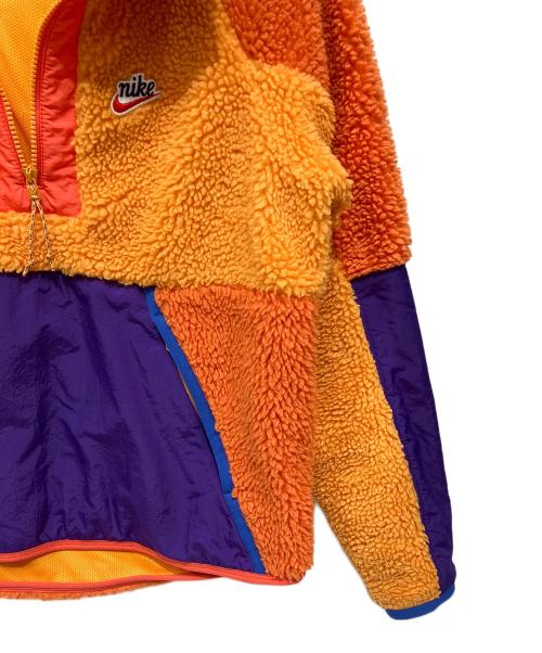 NIKE（ナイキ）NIKE (ナイキ) フリースジャケット オレンジ×パープル サイズ:Sの古着・服飾アイテム