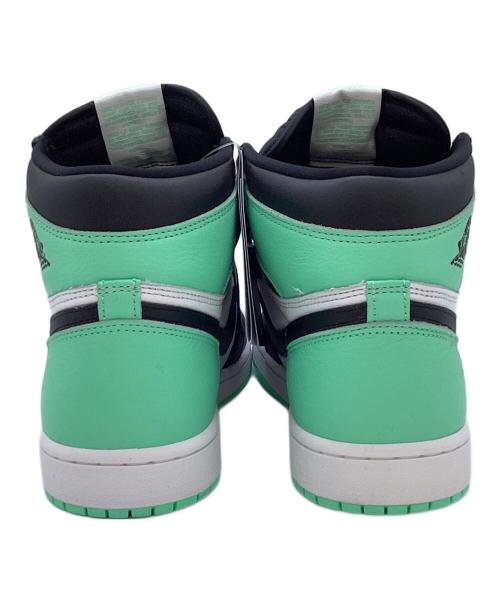 NIKE（ナイキ）NIKE (ナイキ) AIR JORDAN 1 RETRO HIGH OG グリーン×ブラック サイズ:27 未使用品の古着・服飾アイテム