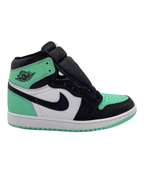 NIKE（ナイキ）NIKE (ナイキ) AIR JORDAN 1 RETRO HIGH OG グリーン×ブラック サイズ:27 未使用品の古着・服飾アイテム