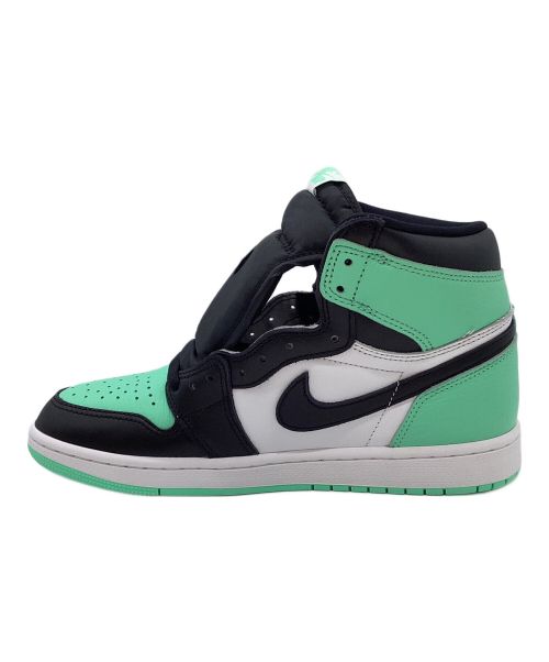 NIKE（ナイキ）NIKE (ナイキ) AIR JORDAN 1 RETRO HIGH OG グリーン×ブラック サイズ:27 未使用品の古着・服飾アイテム