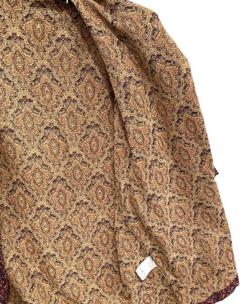 Needles（ニードルズ）Needles (ニードルズ) オープンカラーシャツ パープル×イエロー サイズ:Lの古着・服飾アイテム