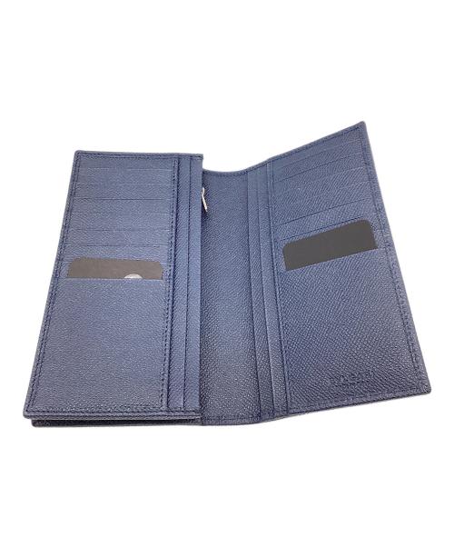 BVLGARI（ブルガリ）BVLGARI (ブルガリ) 長財布 ネイビーの古着・服飾アイテム