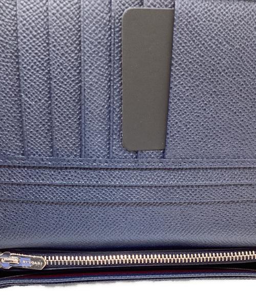 BVLGARI（ブルガリ）BVLGARI (ブルガリ) 長財布 ネイビーの古着・服飾アイテム