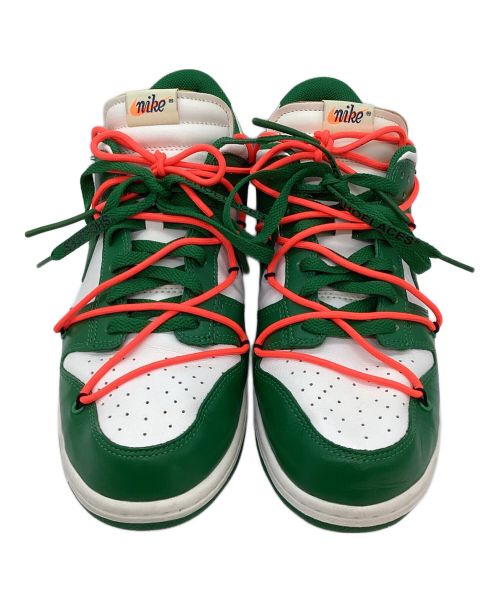 NIKE（ナイキ）NIKE (ナイキ) OFFWHITE (オフホワイト) ローカットスニーカー ホワイト×グリーン サイズ:29の古着・服飾アイテム