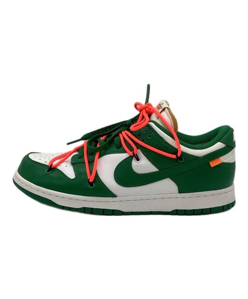 NIKE（ナイキ）NIKE (ナイキ) OFFWHITE (オフホワイト) ローカットスニーカー ホワイト×グリーン サイズ:29の古着・服飾アイテム