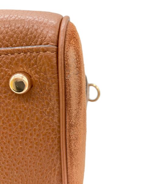 COACH（コーチ）COACH (コーチ) ミニボストンバッグ ブラウンの古着・服飾アイテム