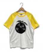 KENZOケンゾー）の古着「プリントTシャツ」｜ホワイト×イエロー