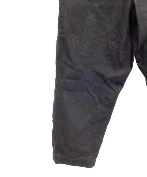 KUON（クオン）KUON (クオン) タックカーブパンツ ブラック サイズ:Lの古着・服飾アイテム