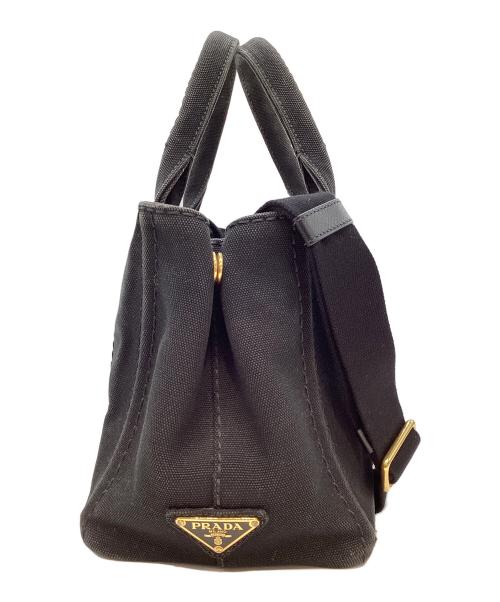 PRADA（プラダ）PRADA (プラダ) 2WAYバッグ ブラックの古着・服飾アイテム
