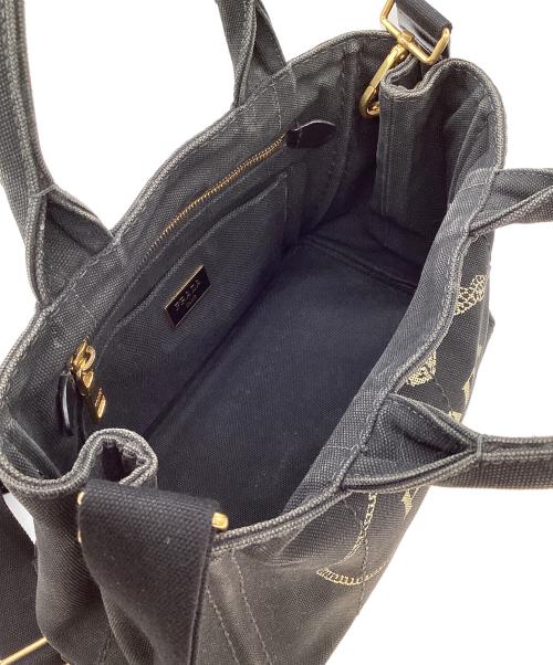 PRADA（プラダ）PRADA (プラダ) 2WAYバッグ ブラックの古着・服飾アイテム