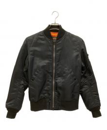 RAGEBLUE×ALPHA INDUSTRIES（レイジブルー×アルファインダストリーズ）の古着「フライトジャケット」｜ブラック