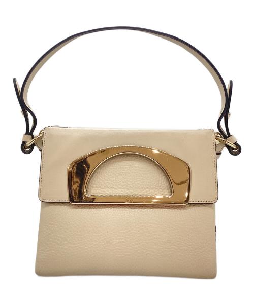 Christian Louboutin（クリスチャン・ルブタン）Christian Louboutin (クリスチャン・ルブタン) 2WAYショルダーバッグ ベージュの古着・服飾アイテム