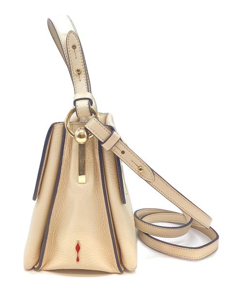Christian Louboutin（クリスチャン・ルブタン）Christian Louboutin (クリスチャン・ルブタン) 2WAYショルダーバッグ ベージュの古着・服飾アイテム