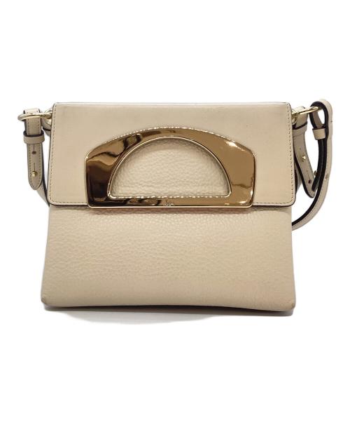 Christian Louboutin（クリスチャン・ルブタン）Christian Louboutin (クリスチャン・ルブタン) 2WAYショルダーバッグ ベージュの古着・服飾アイテム