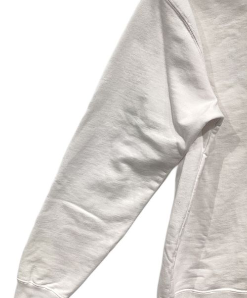 J.W.ANDERSON（ジェイダブリューアンダーソン）J.W.ANDERSON (ジェイダブリューアンダーソン) ハーフジップスウェット ホワイト サイズ:Mの古着・服飾アイテム