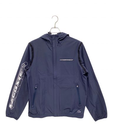 新品未使用。正規LACOSTEスポーツウインドブレーカー「フード付き」 ラコステ LACOSTE 撥水ウィンドブレイカージャケット （ホワイト