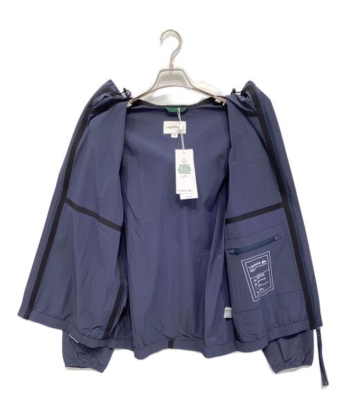 LACOSTE（ラコステ）LACOSTE (ラコステ) リサイクルナイロンウィンドブレイカー ネイビー サイズ:Mの古着・服飾アイテム