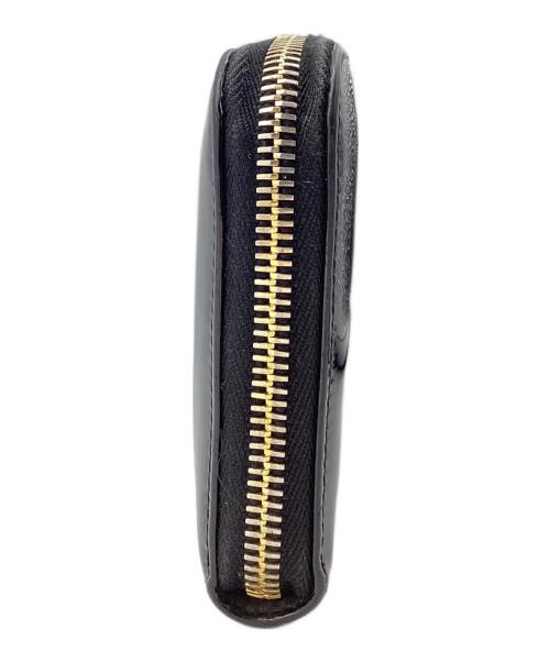 MIU MIU（ミュウミュウ）MIU MIU (ミュウミュウ) ラウンドファスナー長財布 ブラックの古着・服飾アイテム
