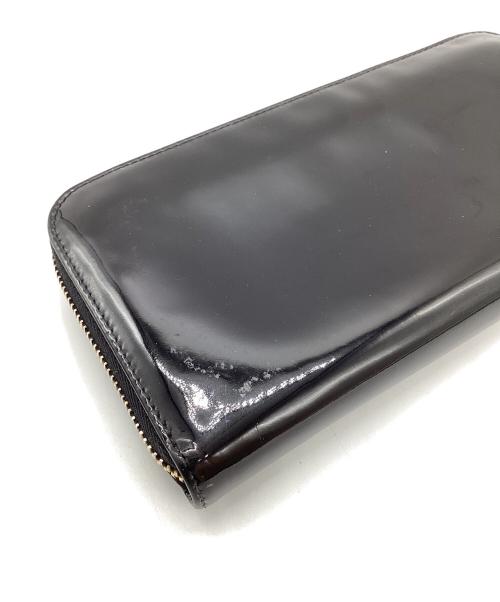 MIU MIU（ミュウミュウ）MIU MIU (ミュウミュウ) ラウンドファスナー長財布 ブラックの古着・服飾アイテム