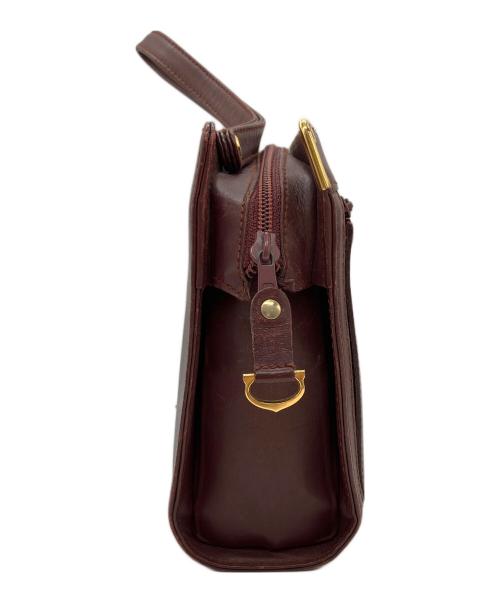 Cartier（カルティエ）Cartier (カルティエ) セカンドバッグ ボルドーの古着・服飾アイテム