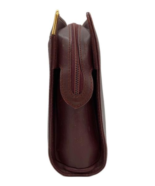 Cartier（カルティエ）Cartier (カルティエ) セカンドバッグ ボルドーの古着・服飾アイテム