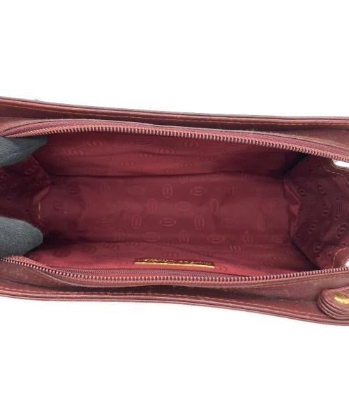 Cartier（カルティエ）Cartier (カルティエ) セカンドバッグ ボルドーの古着・服飾アイテム