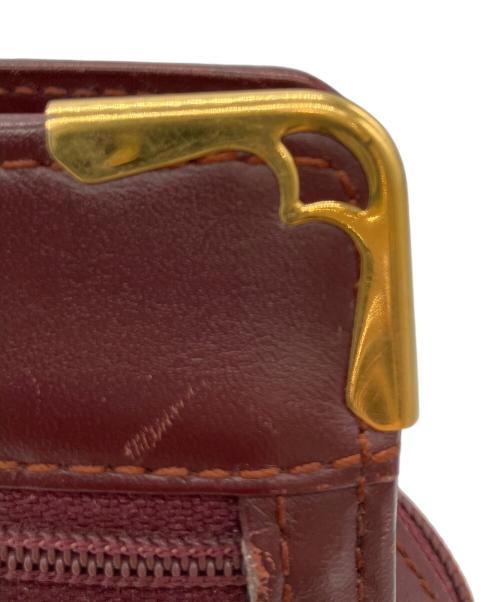 Cartier（カルティエ）Cartier (カルティエ) セカンドバッグ ボルドーの古着・服飾アイテム