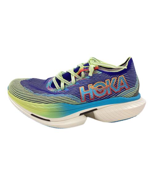 HOKAONEONE（ホカオネオネ）HOKAONEONE (ホカオネオネ) CIELO X1 ブルー×黄緑 サイズ:28.5cmの古着・服飾アイテム