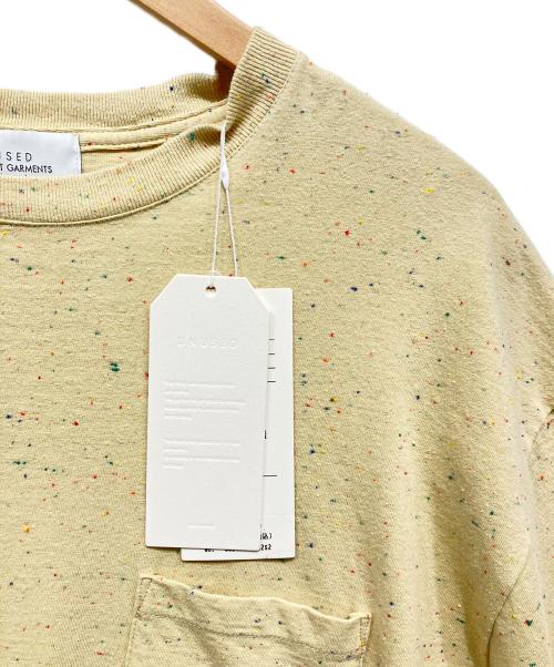 UNUSED（アンユーズド）UNUSED (アンユーズド) ポケットTシャツ ベージュ サイズ:Mの古着・服飾アイテム