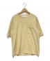 UNUSED（アンユーズド）の古着「ポケットTシャツ」｜ベージュ